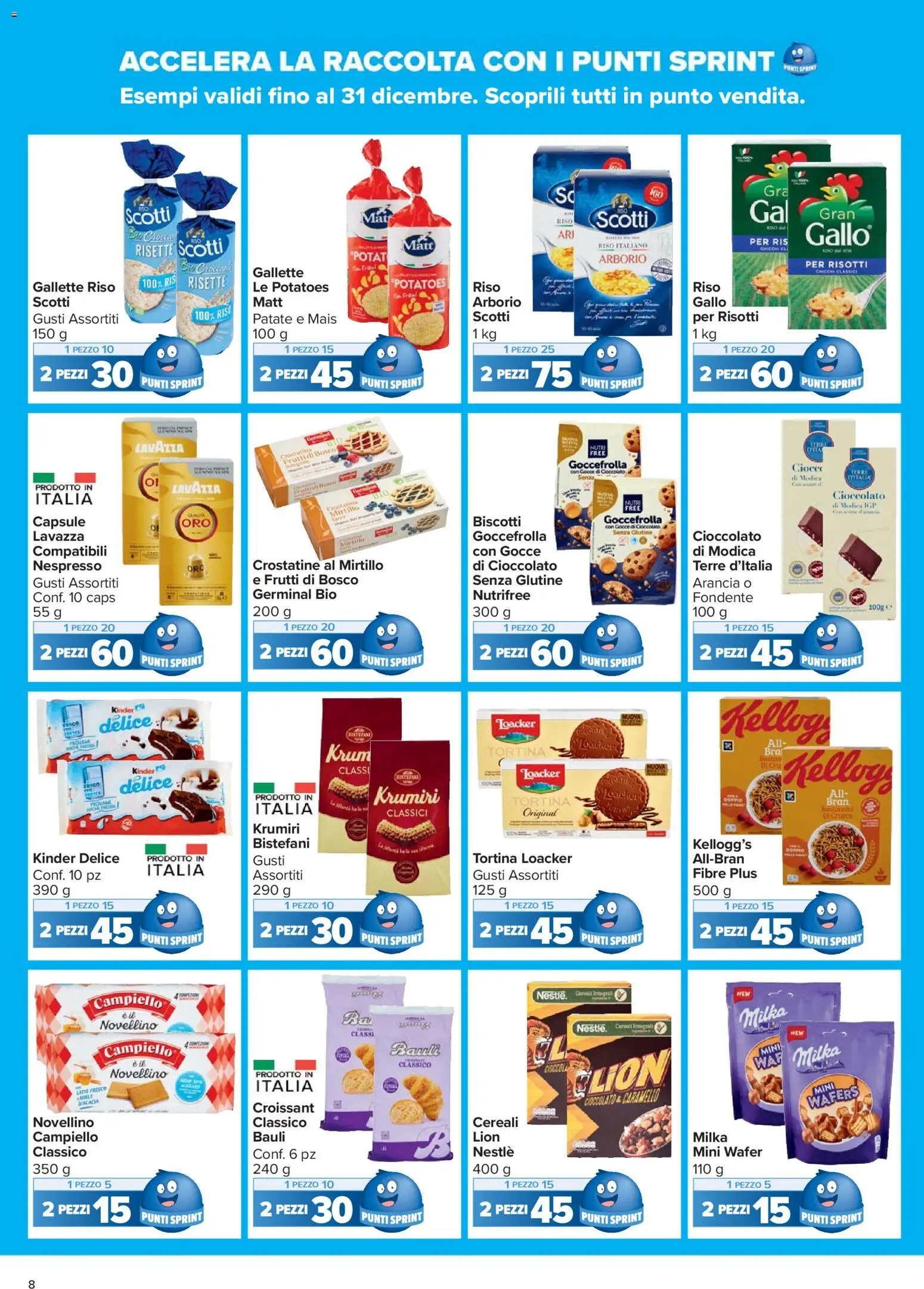 Volantino Carrefour del 02.12.2025 | Pagina: 8 | Prodotti: Riso, Patate, Mais, Croissant