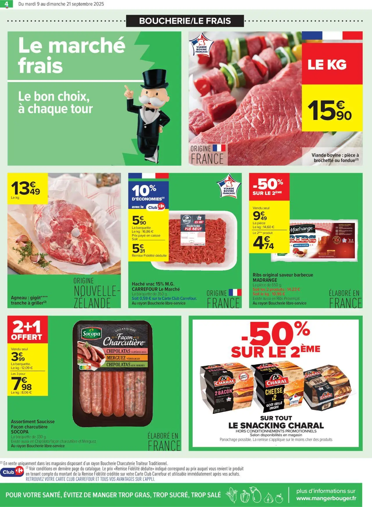  | Page: 4 | Produits: Agneau, Viande hachée, Merguez, Ribs