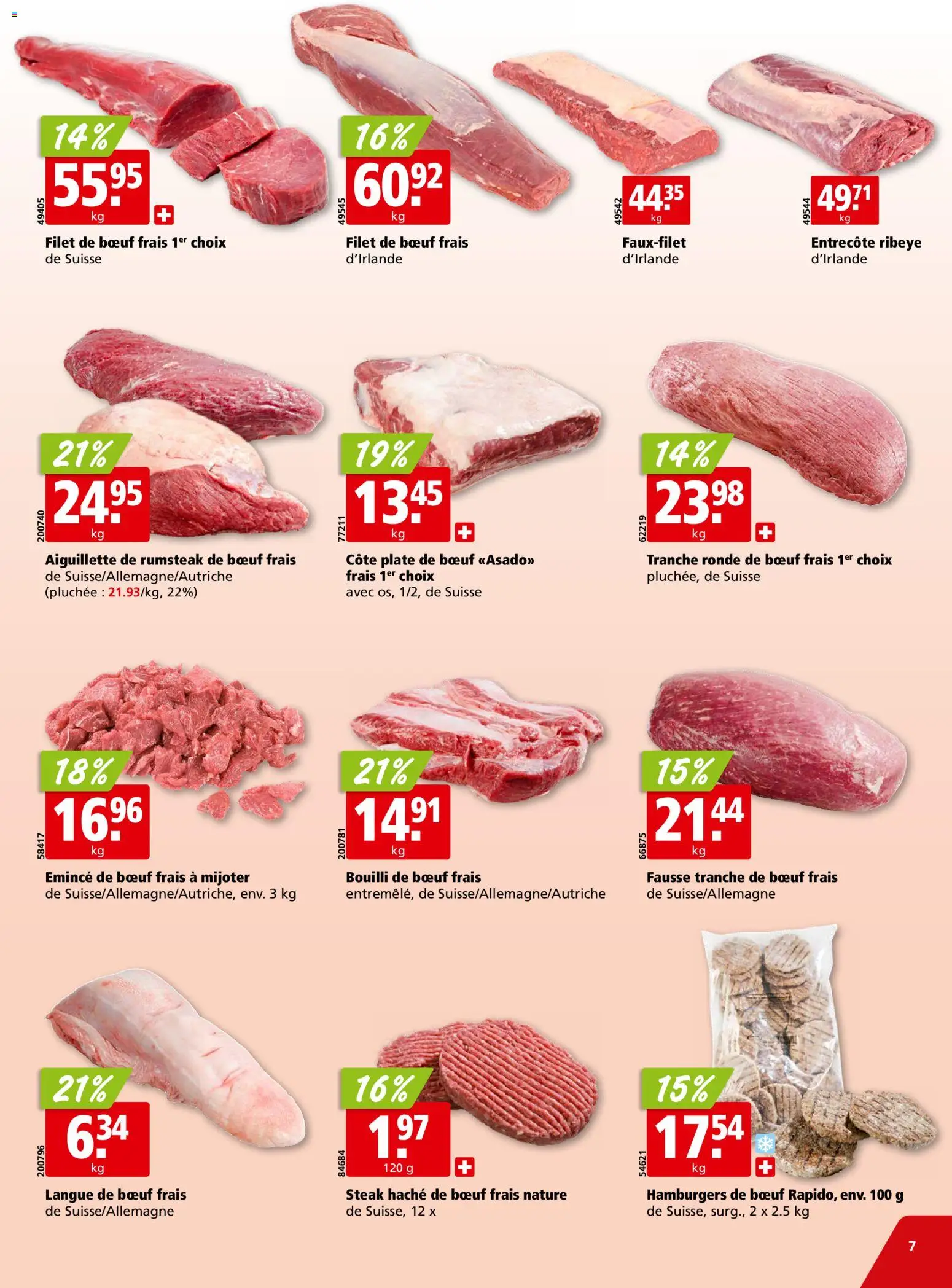 Aligro aktionen Chavannes, Matran, Genève, Sion – gültig ab 06.04.2026 | Seite: 7