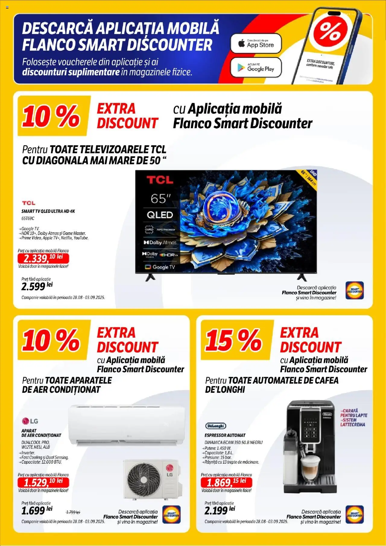 Catalog Flanco – valabil de la 28.08.2025 | Pagină: 2 | Produse: Espressor, Carafă, Apple, Cafea