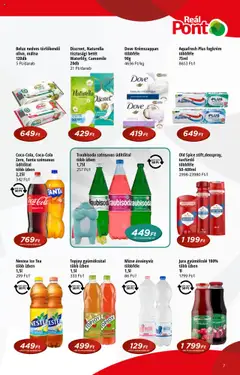 Reál akciós ujság - amely érvényes a következő dátumtól: 17.09.2025 | Oldal: 7 | Termékek: Fanta, Törlőkendő, Coca Cola, Tusfürdő