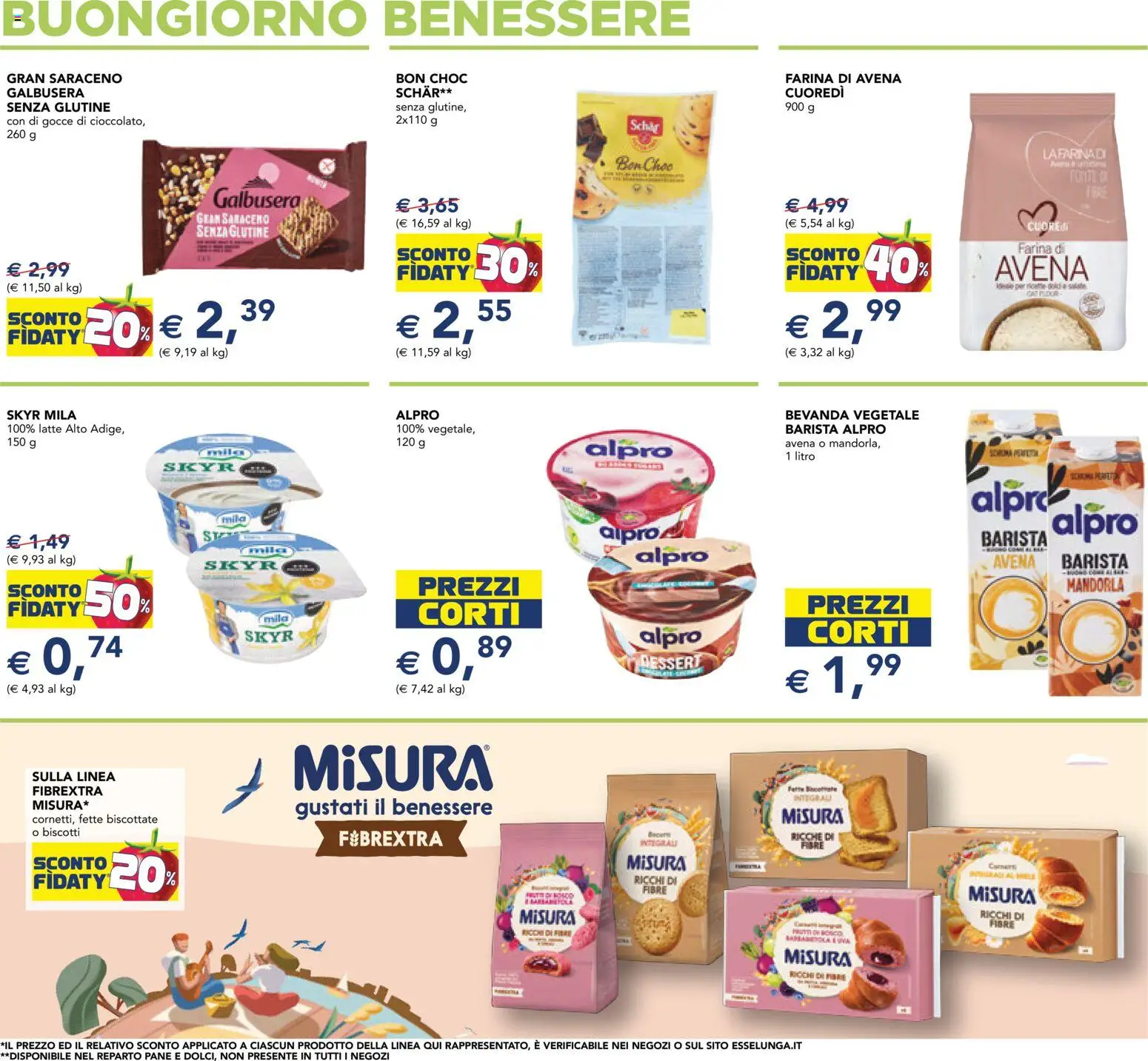 Volantino Esselunga S del 15.01.2026 | Pagina: 9 | Prodotti: Cd, Biscotti, Latte, Fette biscottate