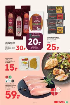 Spar - Tilbudsavis gyldig fra 13.02.2026 | Side: 5 | Produkter: Pølser, Salami, Grill