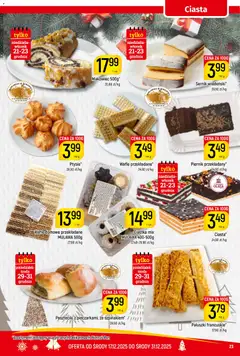 Pogląd oferty "Piotruś Pan Gazetka" - ważna od 17.12.2025 | Strona: 23 | Produkty: Wafle, Piekarnia, Paluszki, Ciastka