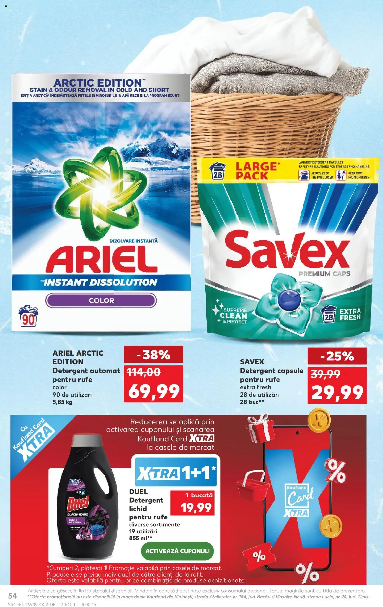 Noul catalog Kaufland – valabil de la 25.02.2026 | Pagină: 54 | Produse: Pomelo, Kedi Ödül Oyuncakları, Detergent, Apă