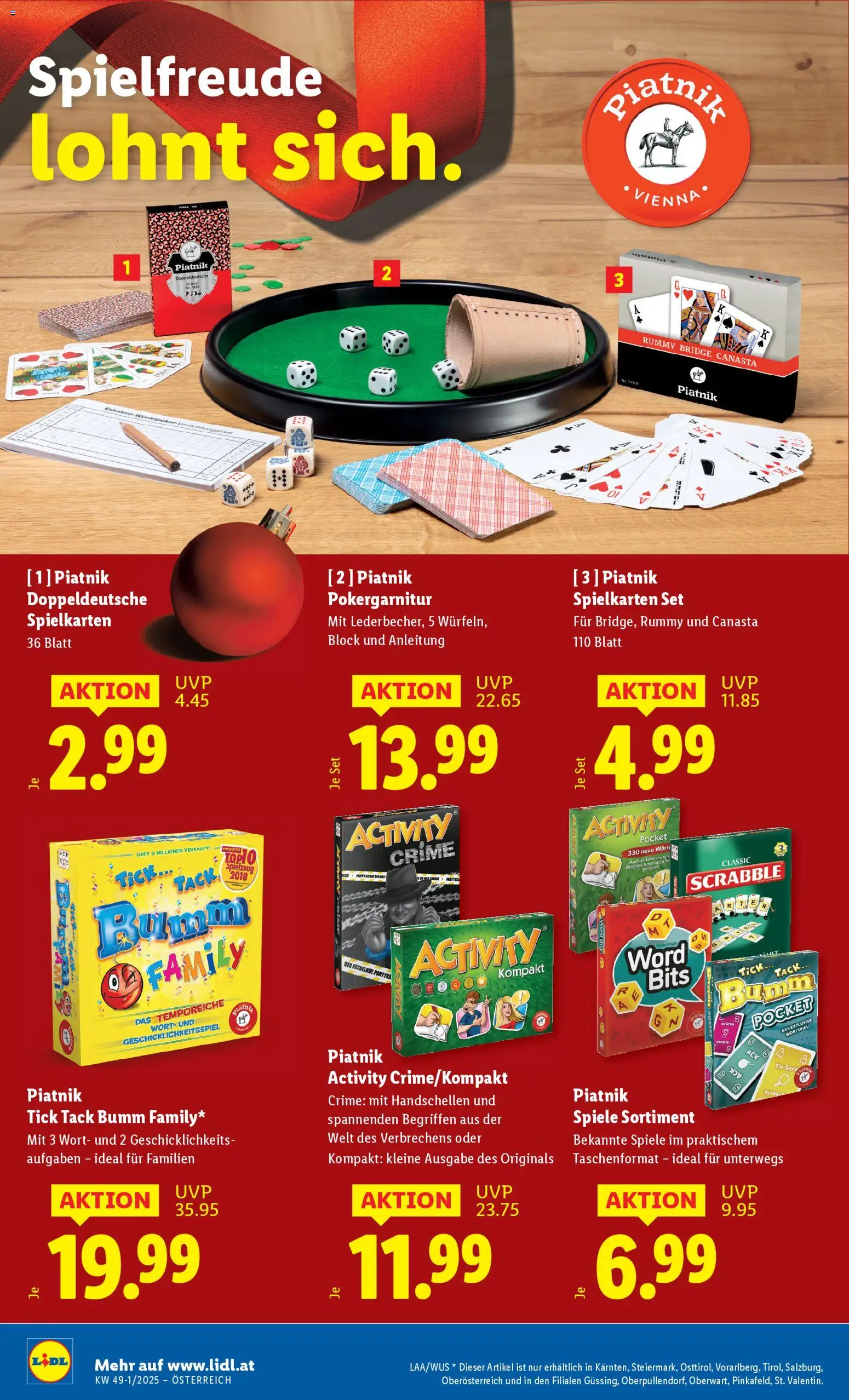 Lidl Flugblatt - Altenmarkt im Pongau, St. Johann im Pongau, Zell am See gültig ab 27.11.2025 | Seite: 36