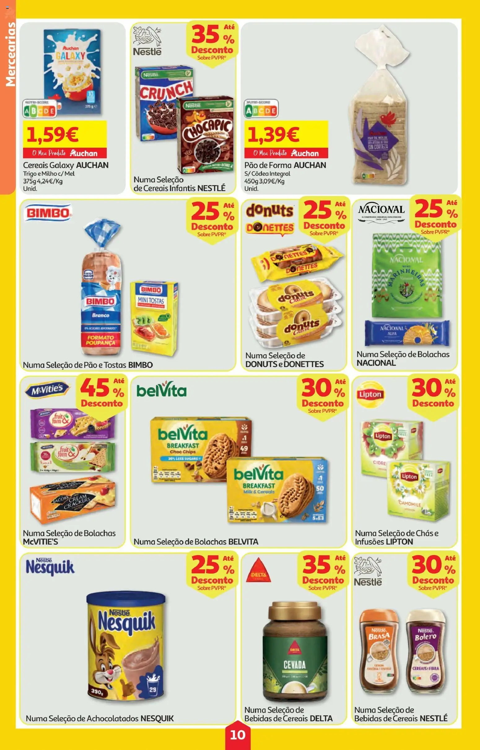 Minipreço folheto │ válido de 15.01.2026 | Página: 10 | Produtos: Bolachas, Tostas, Nestlé, Mel