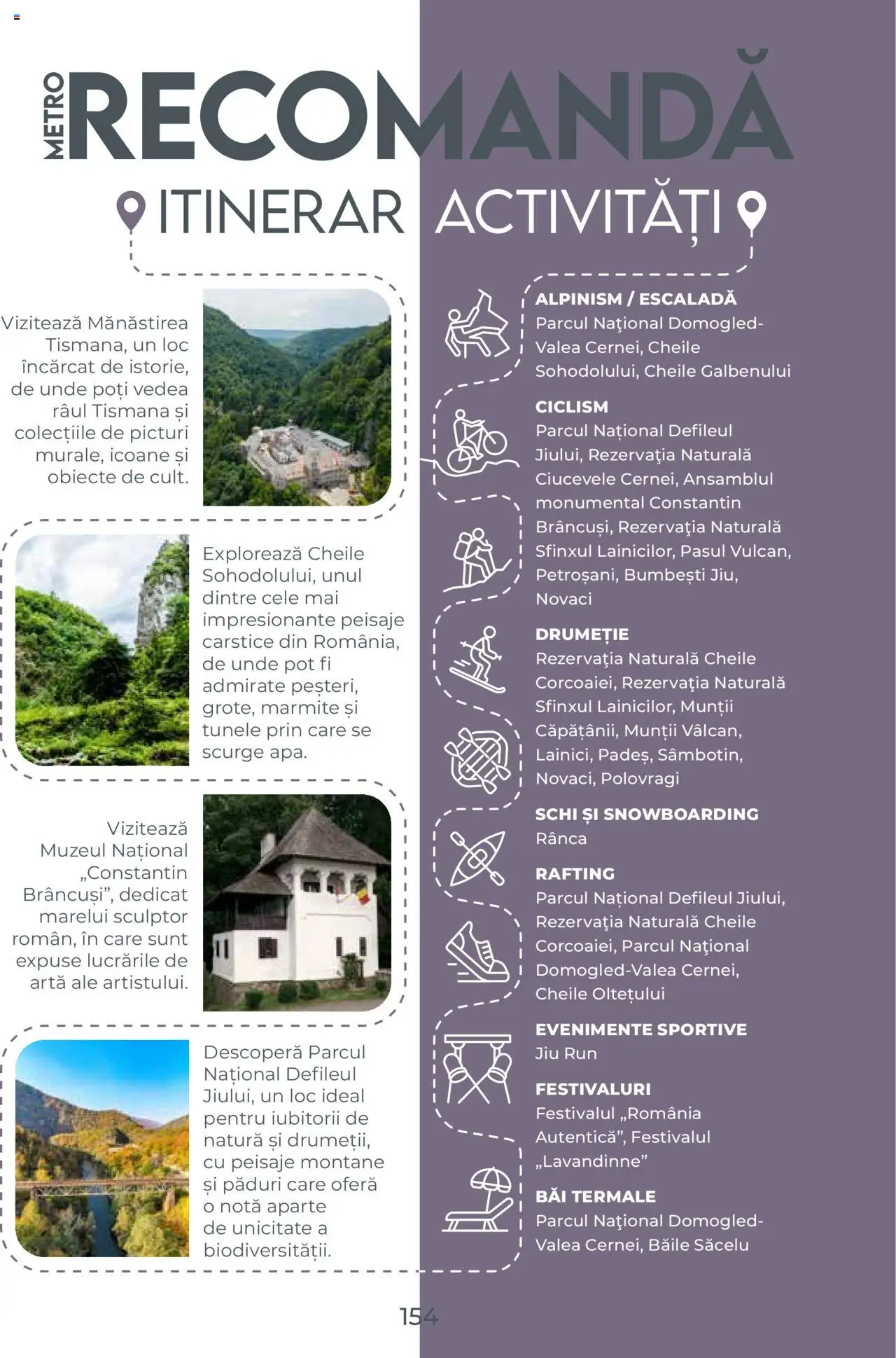 Metro catalog - Ghid de călătorie România – valabil de la 01.08.2025 | Pagină: 154