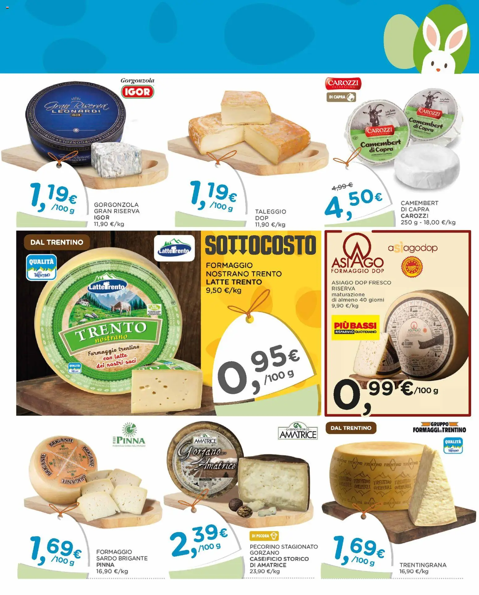 Volantino Poli del 25.03.2026 | Pagina: 7 | Prodotti: Latte, Formaggio, Gorgonzola, Pecorino