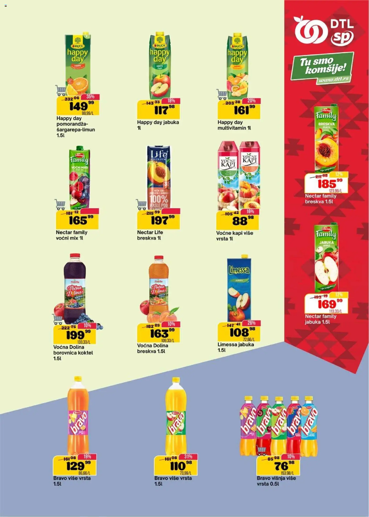 Senta Promet katalog - važi od 14.01.2026 | Strana: 13 | Proizvode: Višnja, Fruvita, Pomorandza, Breskva