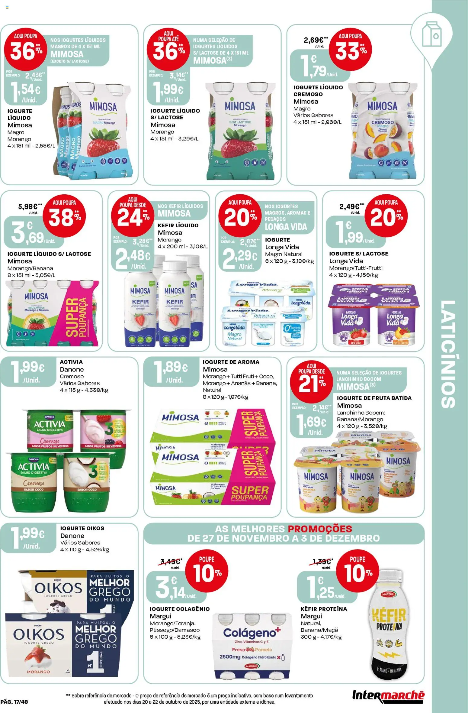 Intermarché - Black Friday │ válido de 27.11.2025 | Página: 17 | Produtos: Base, Colágeno, Iogurte, Iogurte liquido