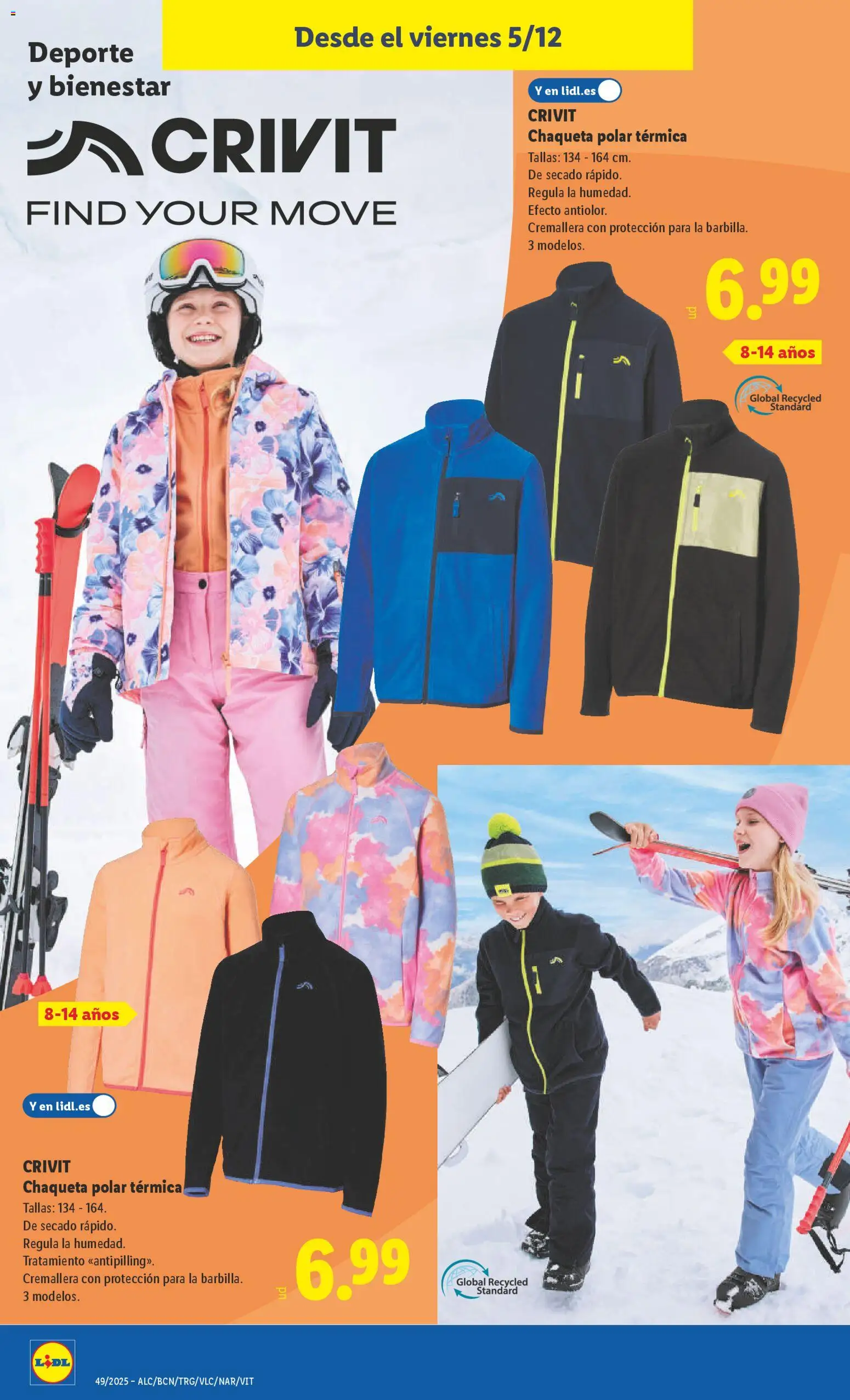 Lidl folleto de bazar │ válido desde el 01.12.2025 | Página: 34 | Productos: Chaqueta