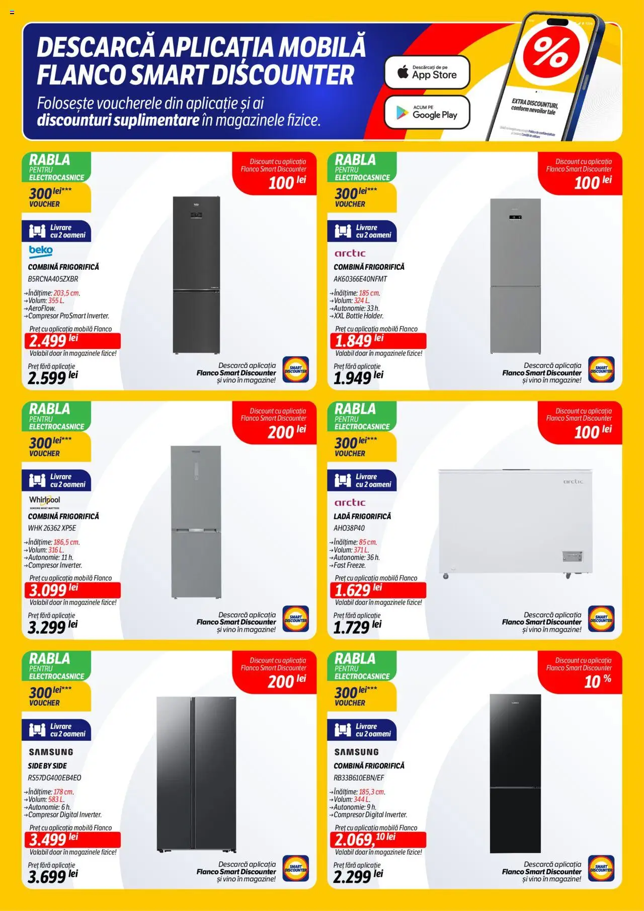 Noul catalog Flanco – valabil de la 11.09.2025 | Pagină: 9 | Produse: Combină frigorifică, Ladă frigorifică