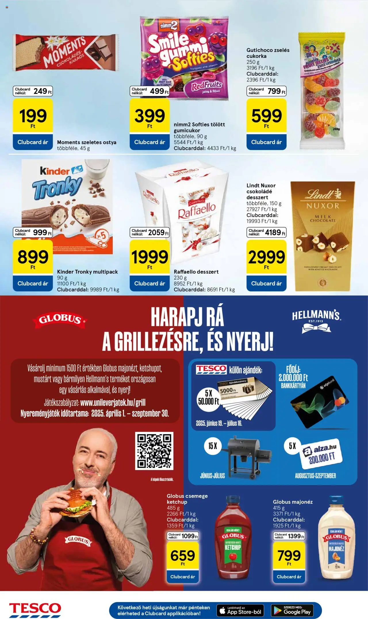 Tesco akciós ujság - amely érvényes a következő dátumtól: 03.07.2025 | Oldal: 22 | Termékek: Raffaello, Csokoládé, Cukorka, Majonéz