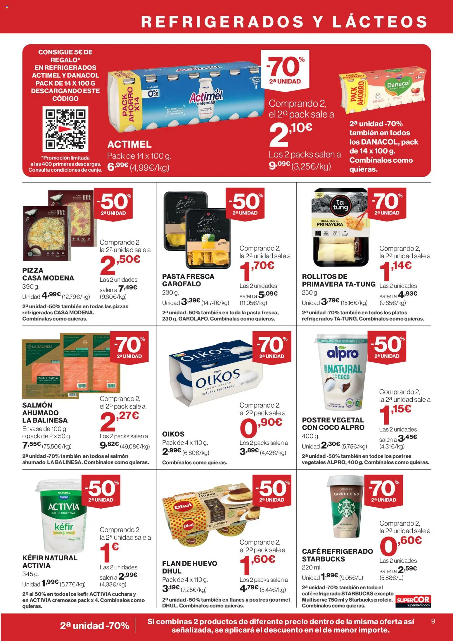 Supercor folleto │ válido desde el 25.03.2026 | Página: 9 | Productos: Pizza, Τυρόπιτα, Μετροταινία, Baño