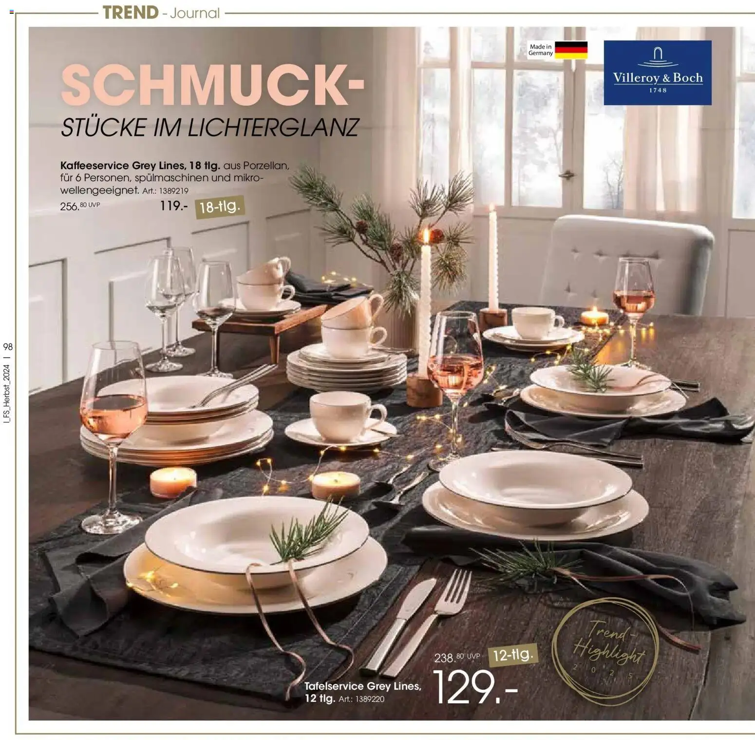 Zurbrüggen - Zurbrüggen: Raum für neue Lieblingsstücke – gültig ab 19.10.2025 | Seite: 98