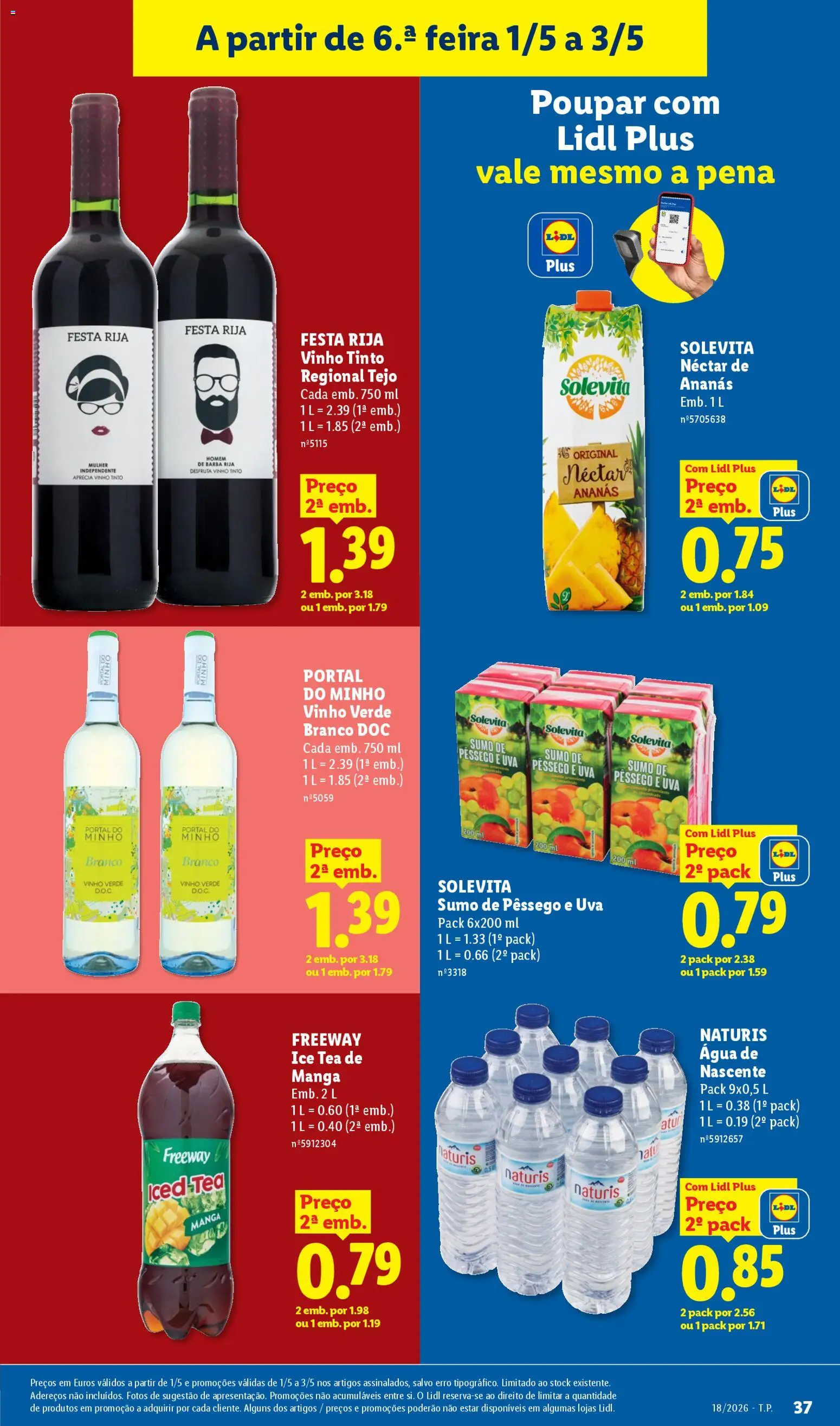 Lidl folheto | 27/04/2026 |  🎉 Como obter um desconto limitado? Poupe ainda hoje! | Portugal