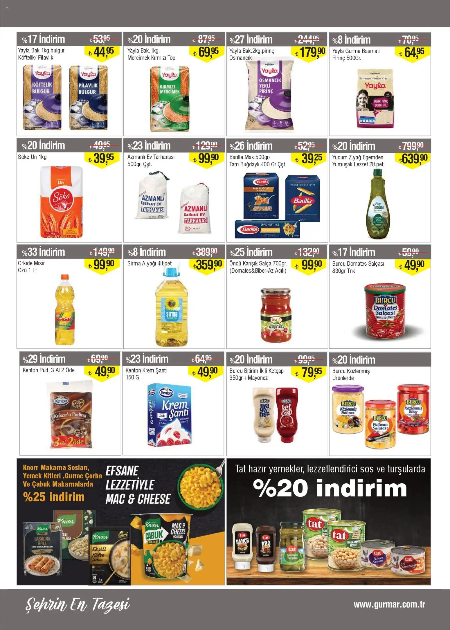 Gürmar Katalog - 15.11.2025 tarihinden itibaren geçerlidir | Sayfa: 7 | Ürünler: Domates, Makarna, Ketçap, Mayonez