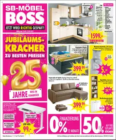 SB Möbel Boss Prospekt Osnabrück	 ab 13.09.2025 gültig