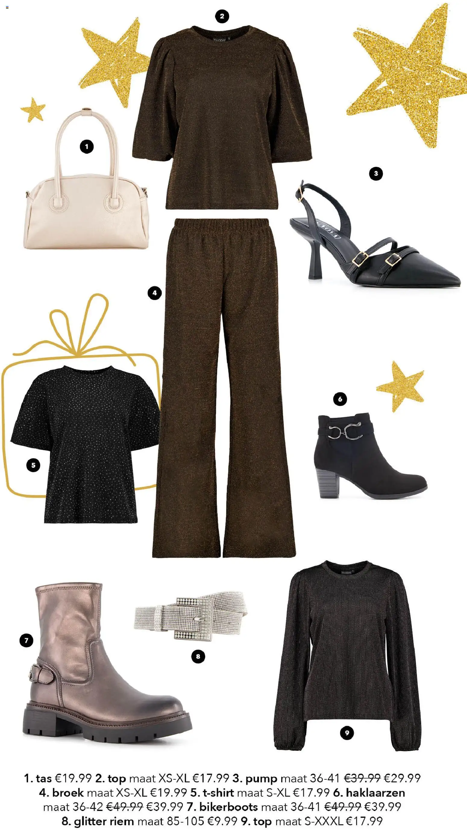 {H1} | Pagina: 8 | Producten: Broek, Tas, Riem