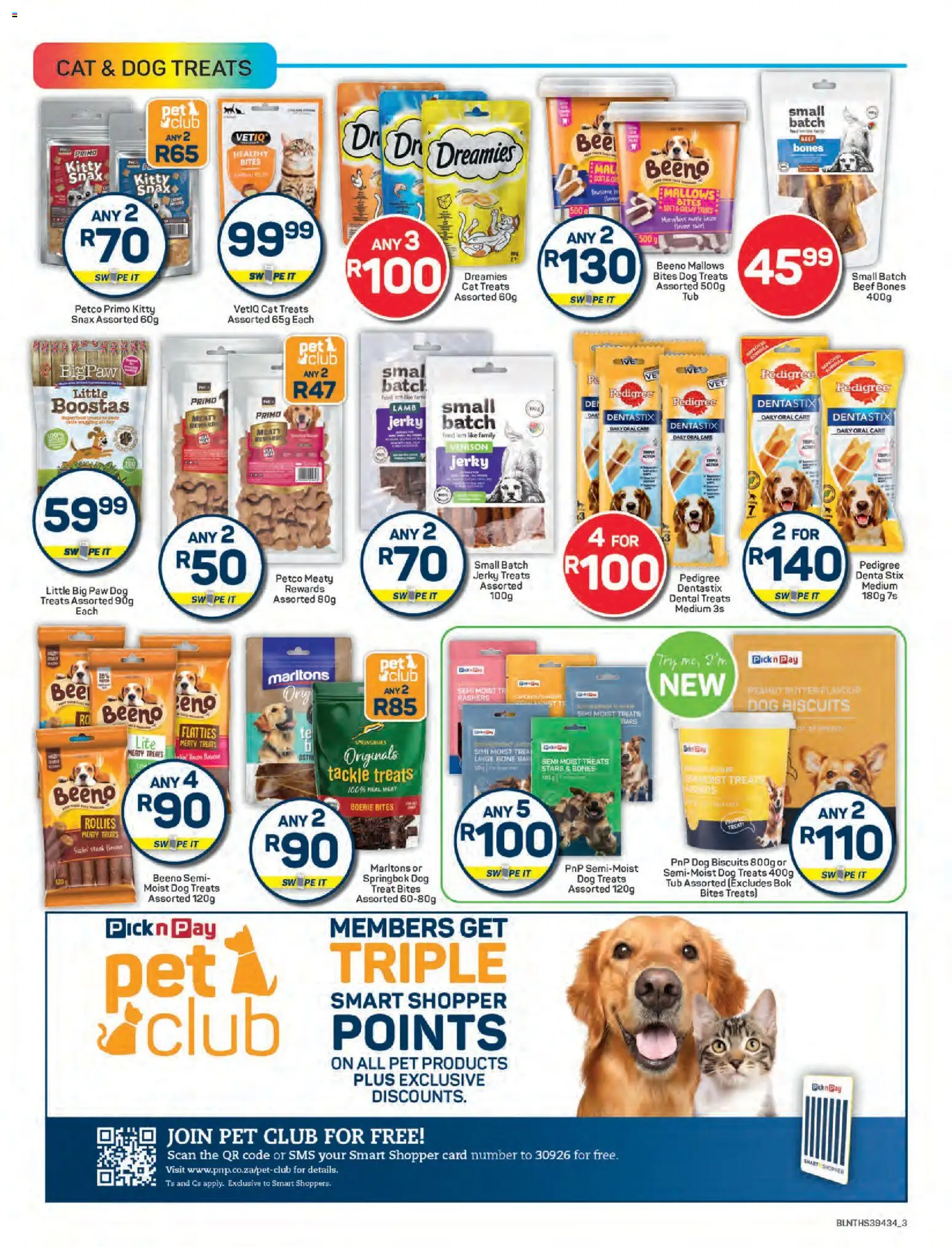 New Pick n Pay catalogue – valid from 25.02.2026 | Page: 3 | Products: Butter, Biscuits, Beef, Dog biscuits