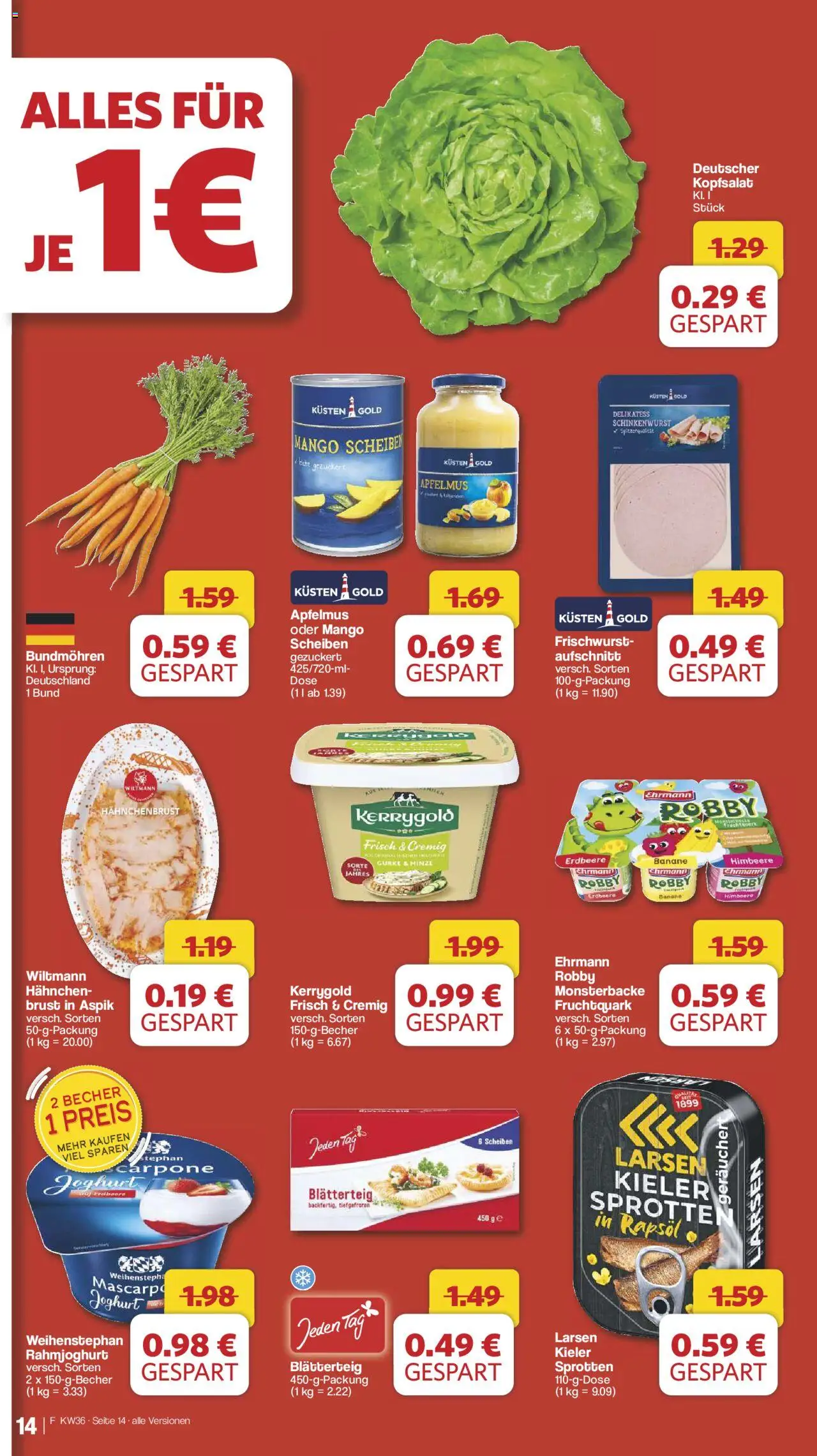 Famila Nordwest Markt - Angebote - gültig ab dem 01.09.2025 | Seite: 17 | Produkte: Joghurt, Rapsöl, Mango, Himbeere