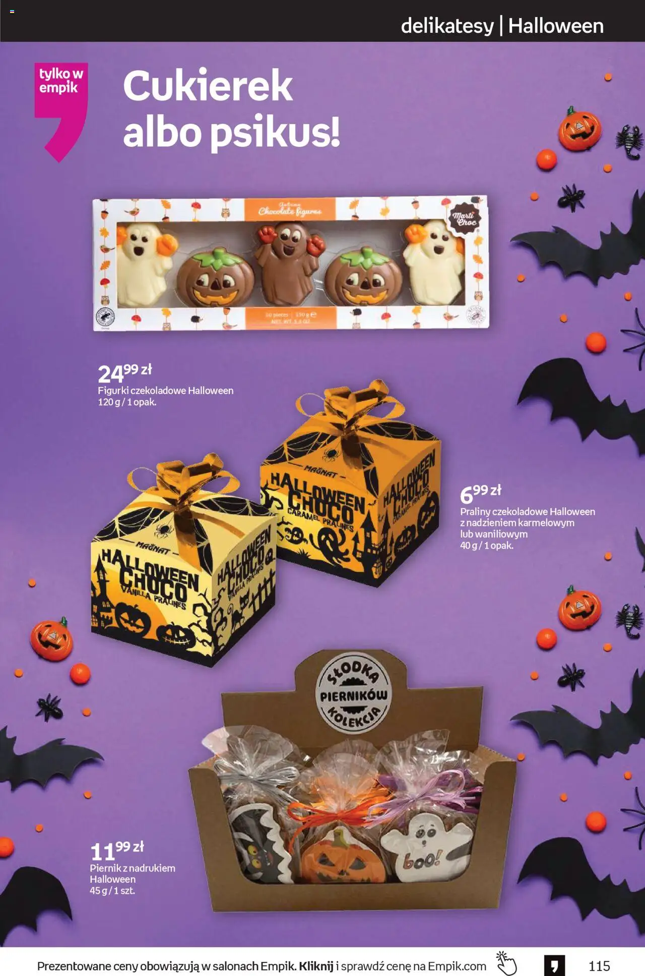 Empik promocje od 15.10.2025 | Strona: 115 | Produkty: Praliny, Piernik, Figurki, Delikatesy