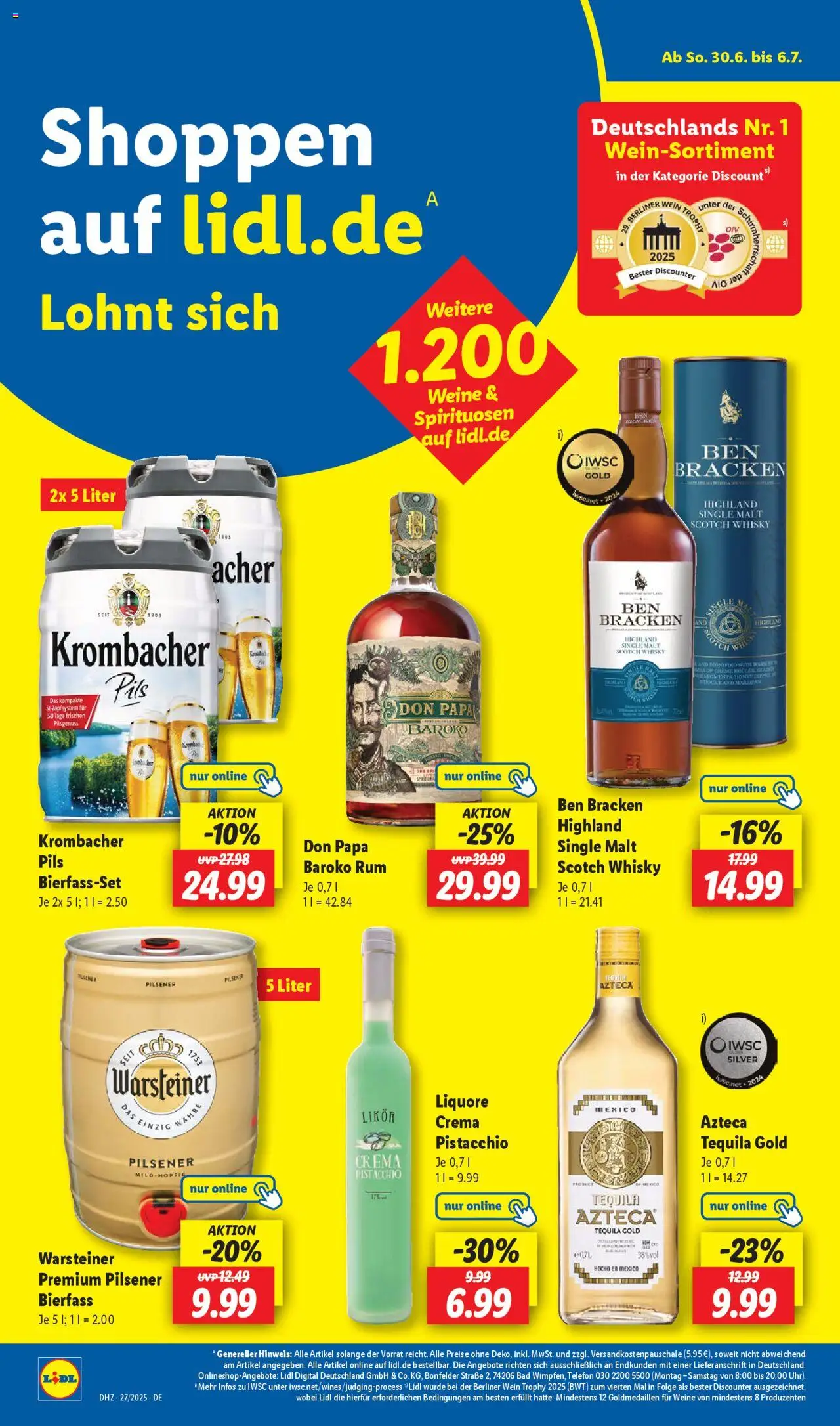 Lidl Prospekt 	 - gültig ab dem 30.06.2025 | Seite: 18