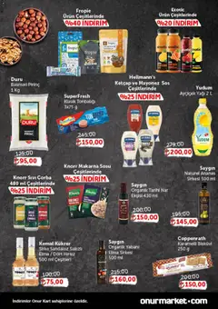 28.10.2025 tarihinden itibaren geçerli olan Onur Market kataloğu önizlemesi | Sayfa: 2