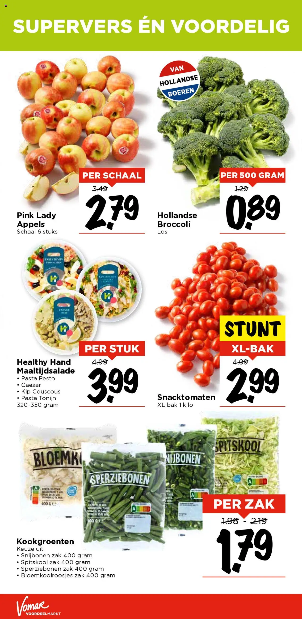  | Pagina: 8 | Producten: Broccoli, Appels, Pasta, Kip