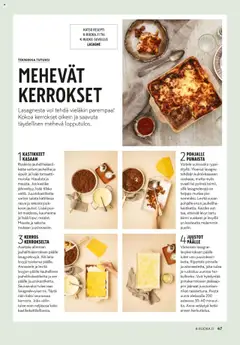 K-Supermarket-mainoslehti voimassa 01.10.2025 alkaen | Sivu: 47 | Tuotteet: Uunivuoka, Jauheliha, Voi