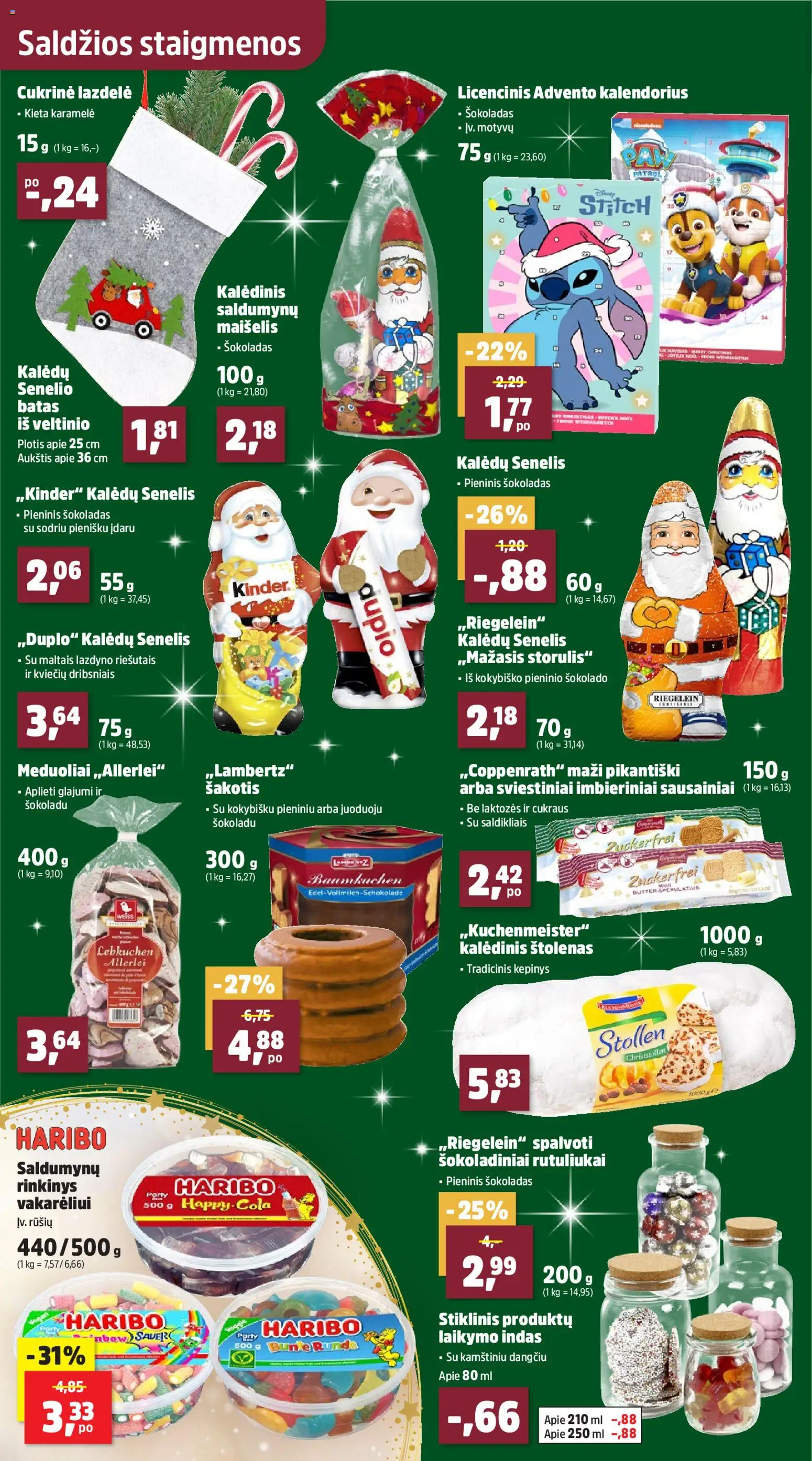 Thomas Philipps akcijos nuo 17.11.2025 | Puslapis: 6 | Prekių: Sausainiai, Šokoladas