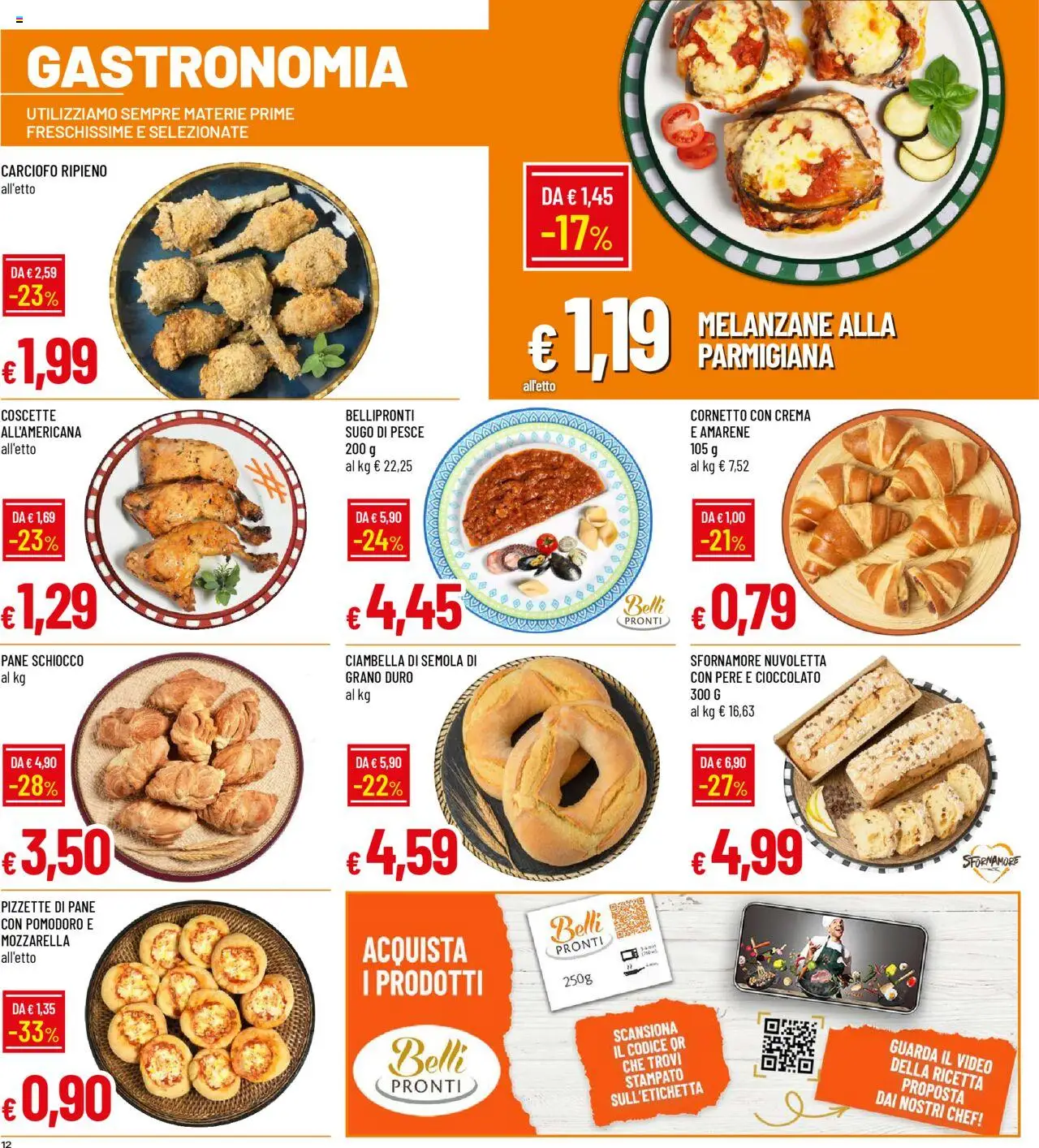 Volantino Galassia del 23.10.2025 | Pagina: 12 | Prodotti: Cornetto, Mozzarella, Video, Melanzane