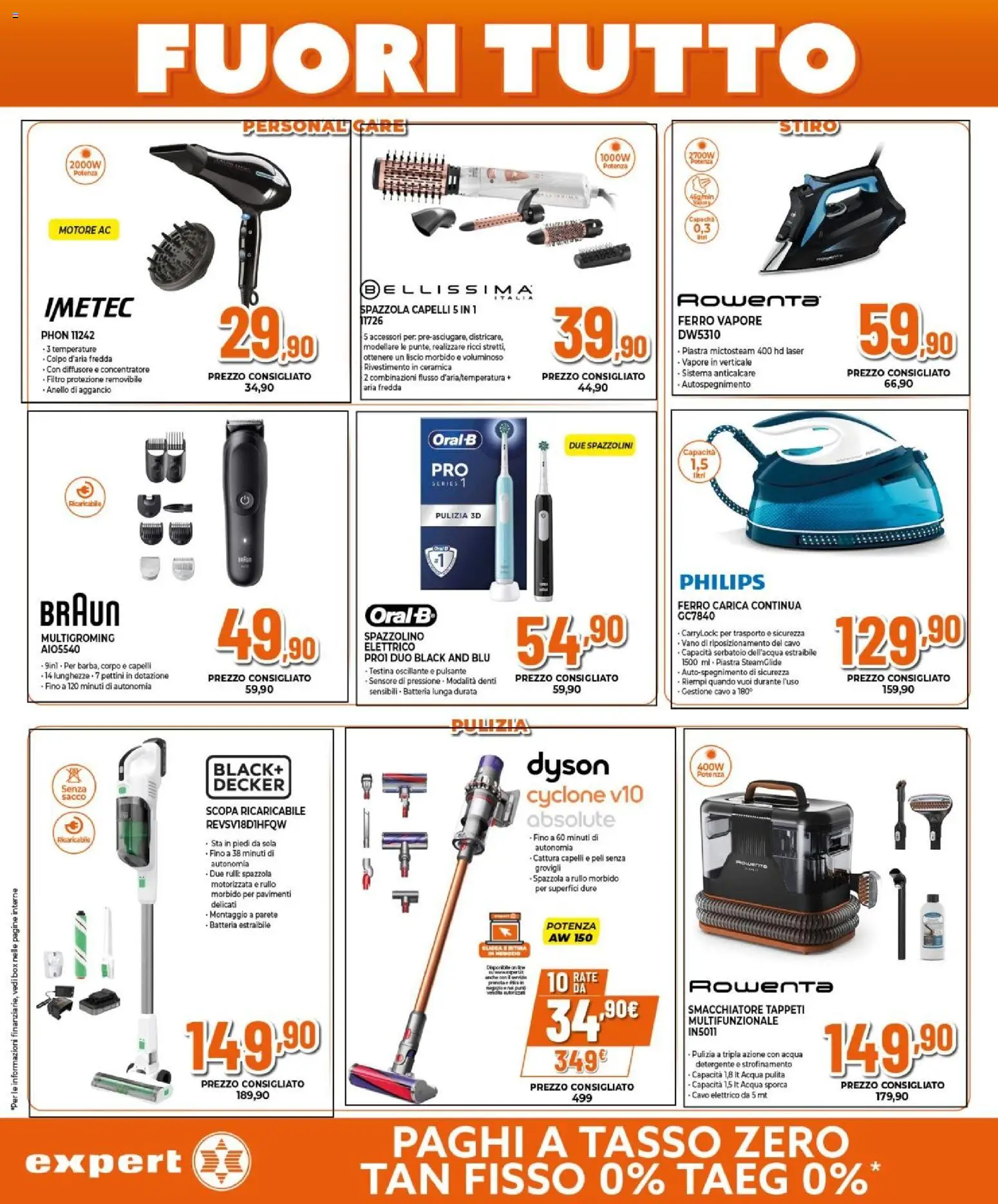 Volantino Expert del 15.01.2026 | Pagina: 14 | Prodotti: Rullo, Smacchiatore, Detergente, Acqua