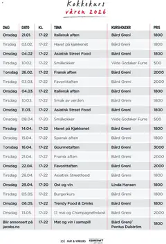 Forhåndsvisning av Jacobs Kurskatalogen  gyldig fra 25.03.2026 | Side: 35