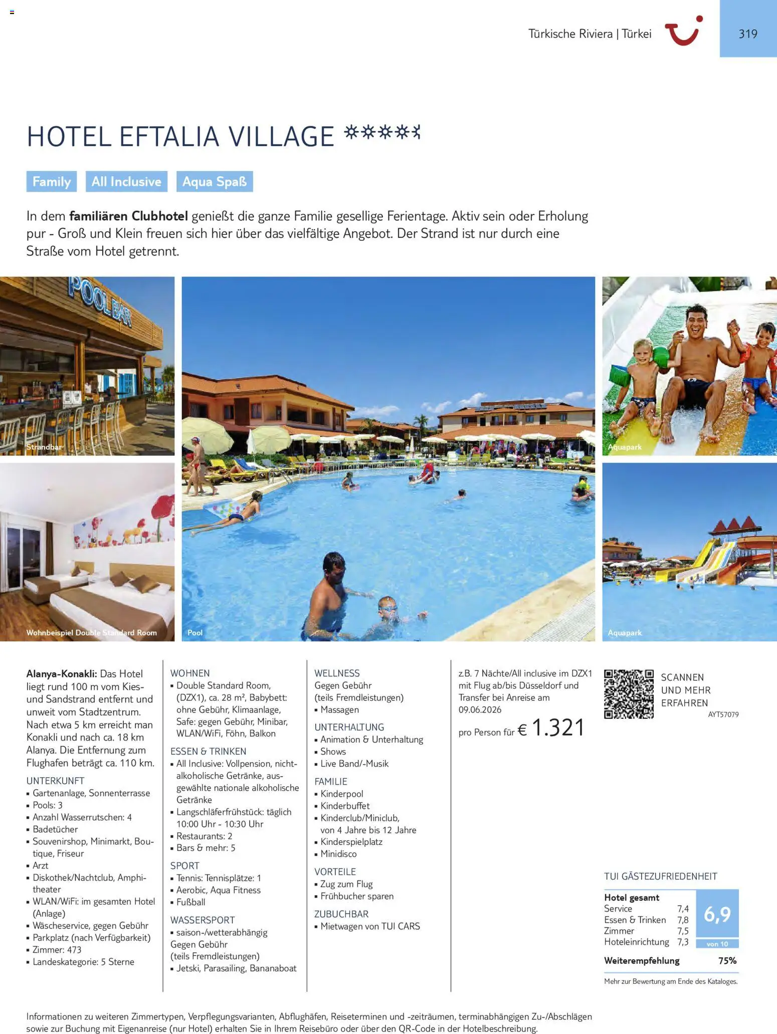 Aida  Südeuropa & Nordafrika 2026/27 – gültig ab 01.01.2026 | Seite: 319 | Produkte: Babybett, Fußball, Uhr