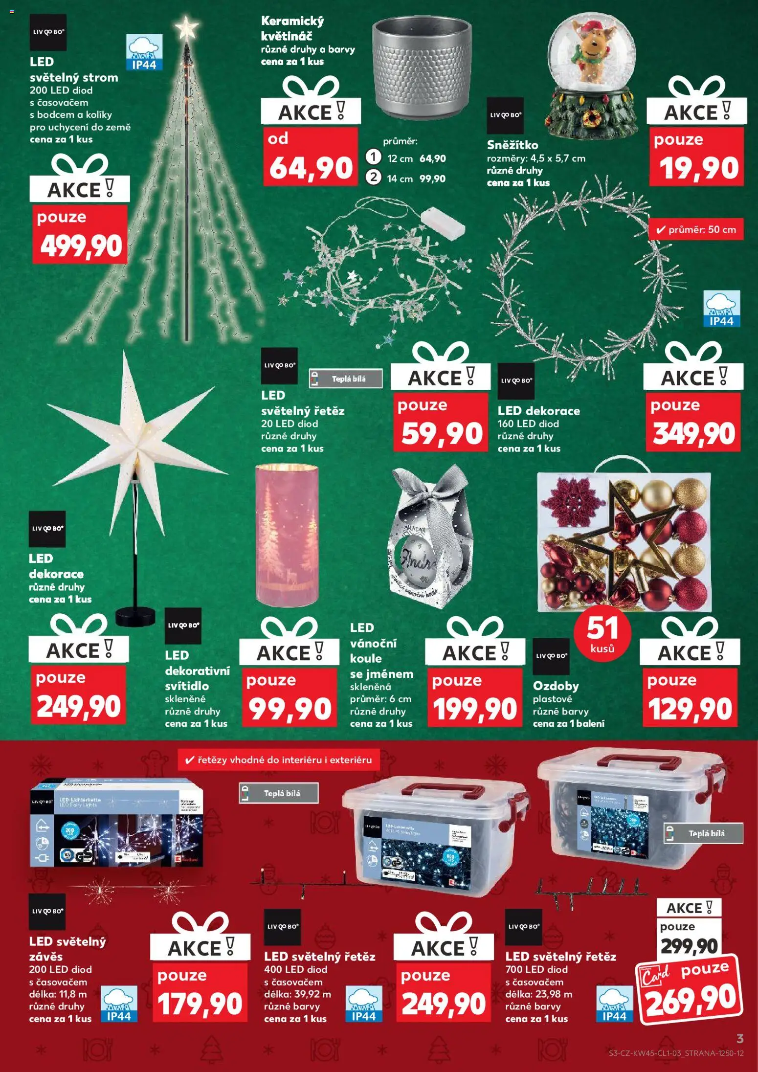 Kaufland leták - Kolín od 05.11.2025 | Strana: 3 | Produkty: Závěs, Květináč, Barvy, Dekorace