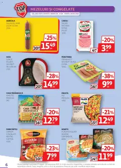Noul catalog Auchan – valabil de la 27.08.2025 | Pagină: 6 | Produse: Cuptor, Hacıyatmaz Kedi Oyuncağı, Salam, Legume