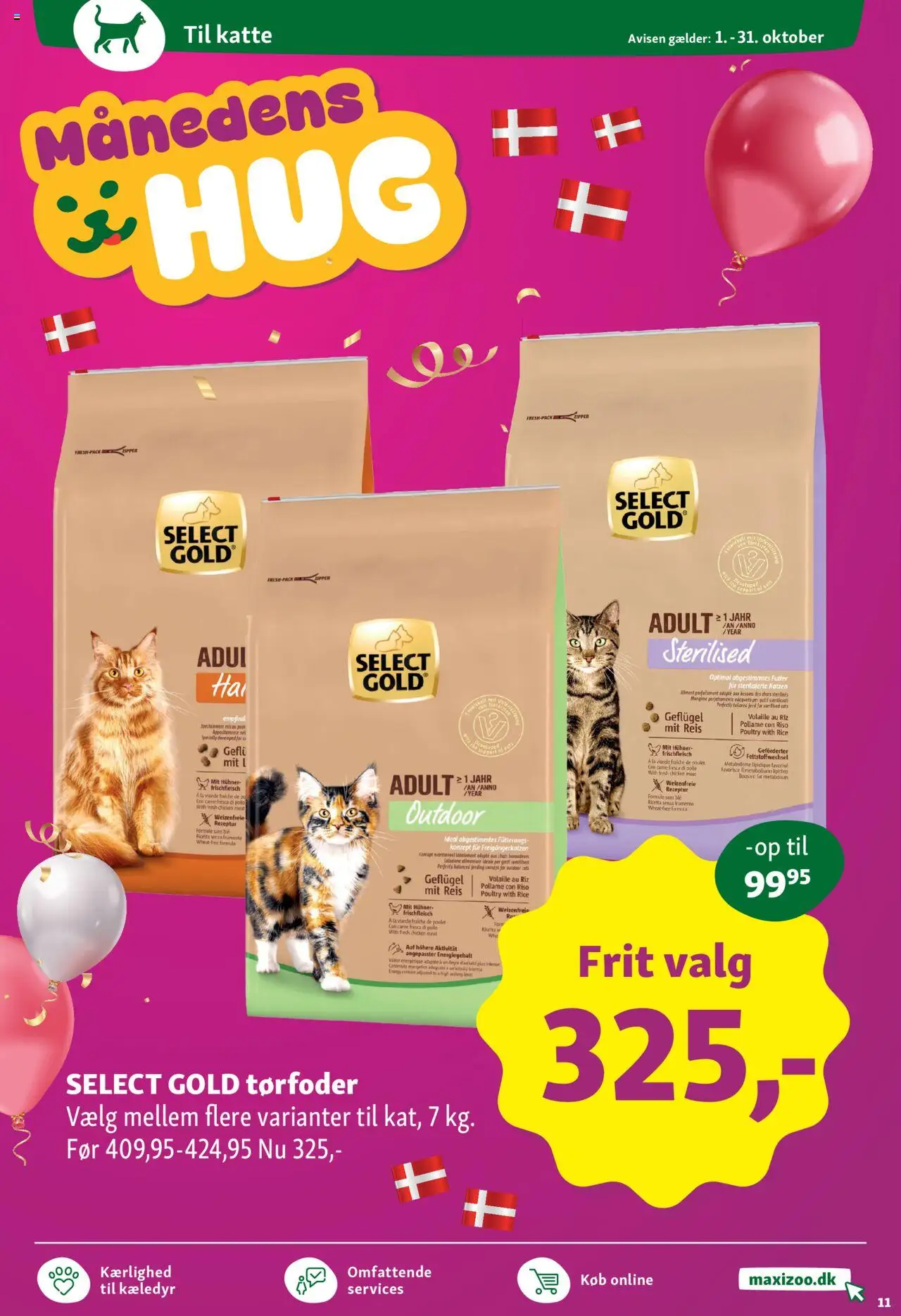 Maxi Zoo tilbudsavis – gyldig fra 01.10.2025 | Side: 11