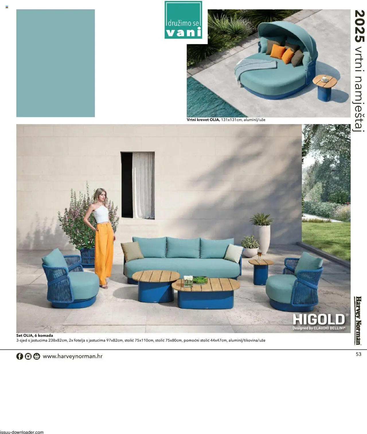 Harvey Norman katalog | vrijedi od 19.03.2025 | Stranica: 53 | Proizvodi: Krevet, Fotelja, Stolić, Vrtni namještaj