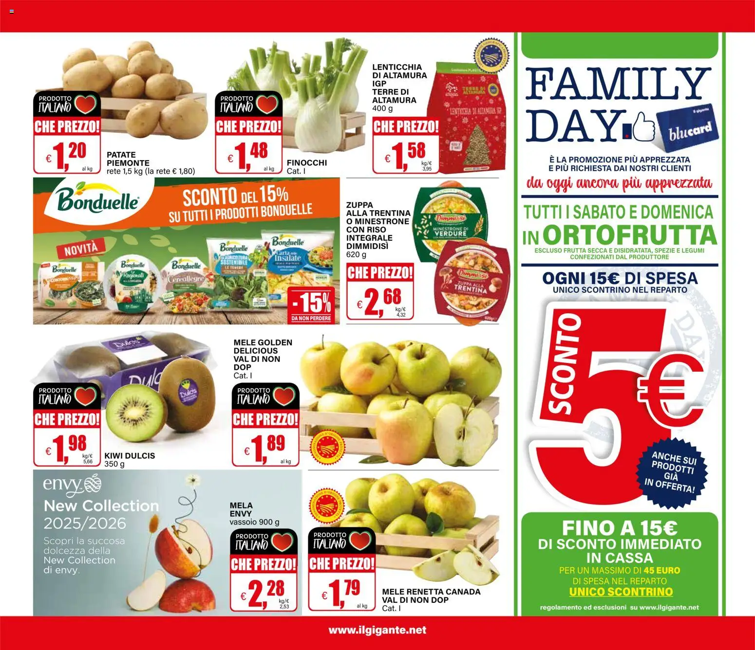 Volantino Il Gigante del 24.11.2025 | Pagina: 31 | Prodotti: Riso, Kiwi, Patate, Frutta