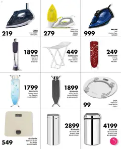 Save specials catalogue – valid from 23.04.2026 | Page: 3 | Products: Dryer, Scale, Iron, Ironing board