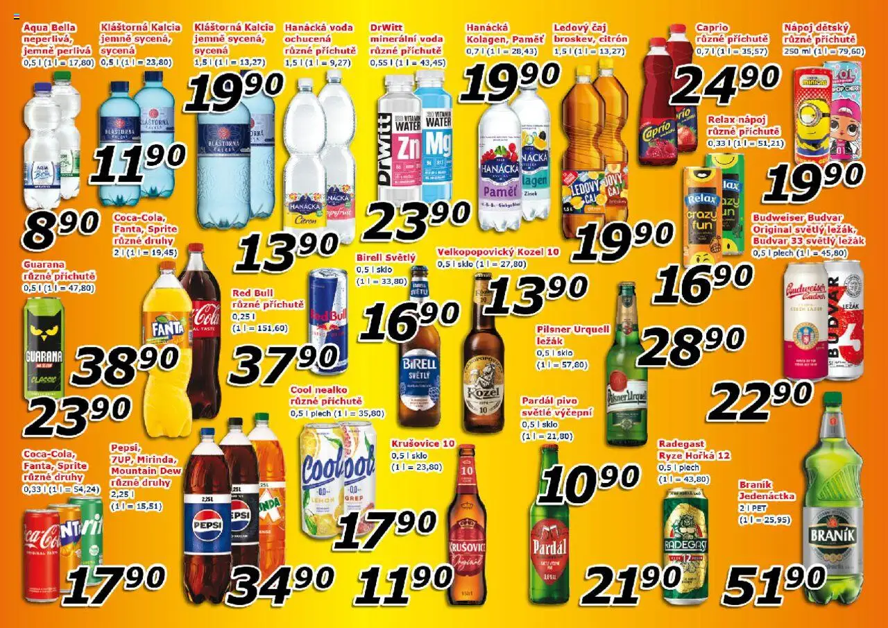 Eso market leták od 01.10.2025 | Strana: 7 | Produkty: Birell, Pepsi, Radegast, Red Bull