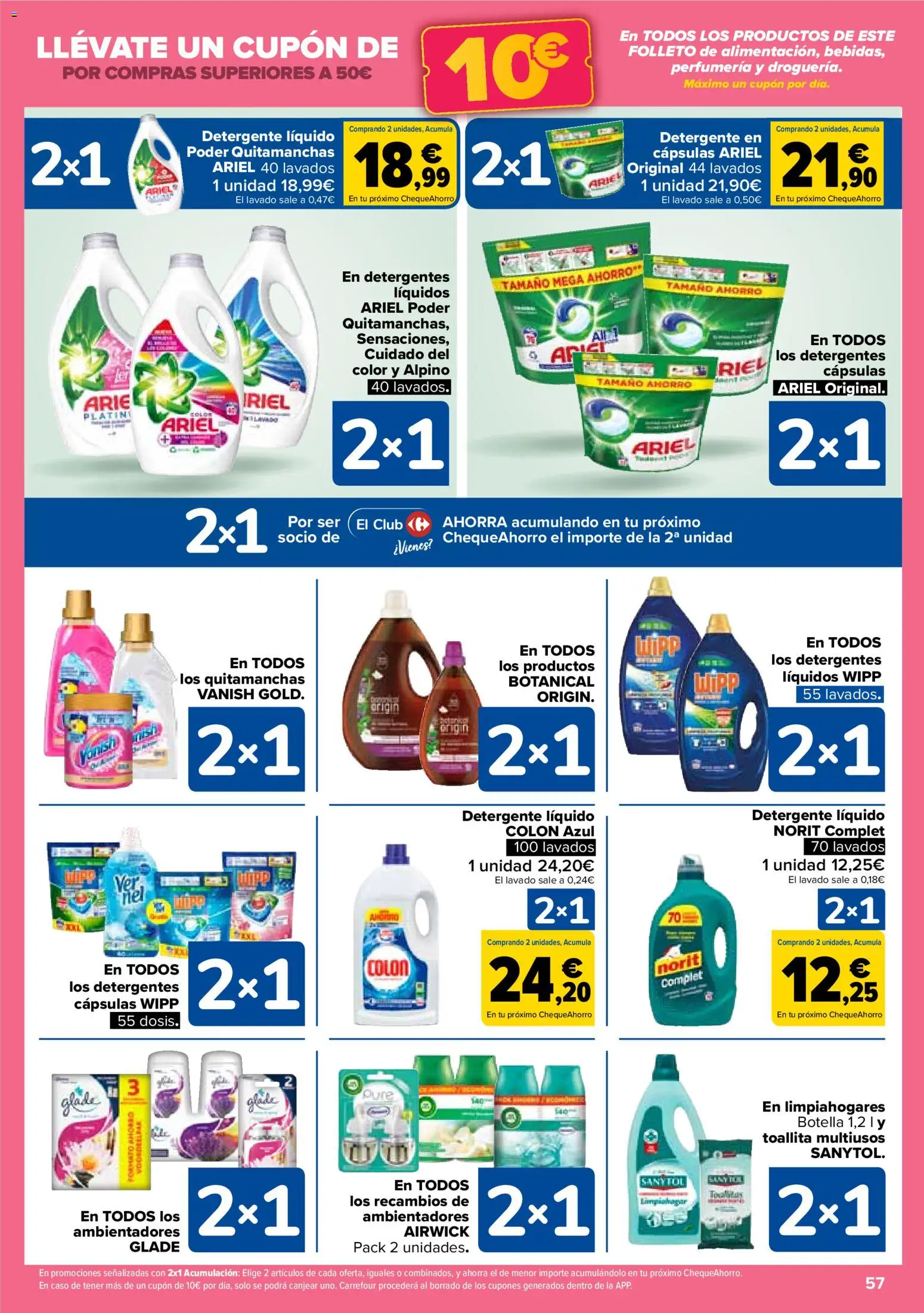 Carrefour folleto │ válido desde el 14.11.2025 | Página: 59 | Productos: Quitamanchas, Detergente, Detergente líquido