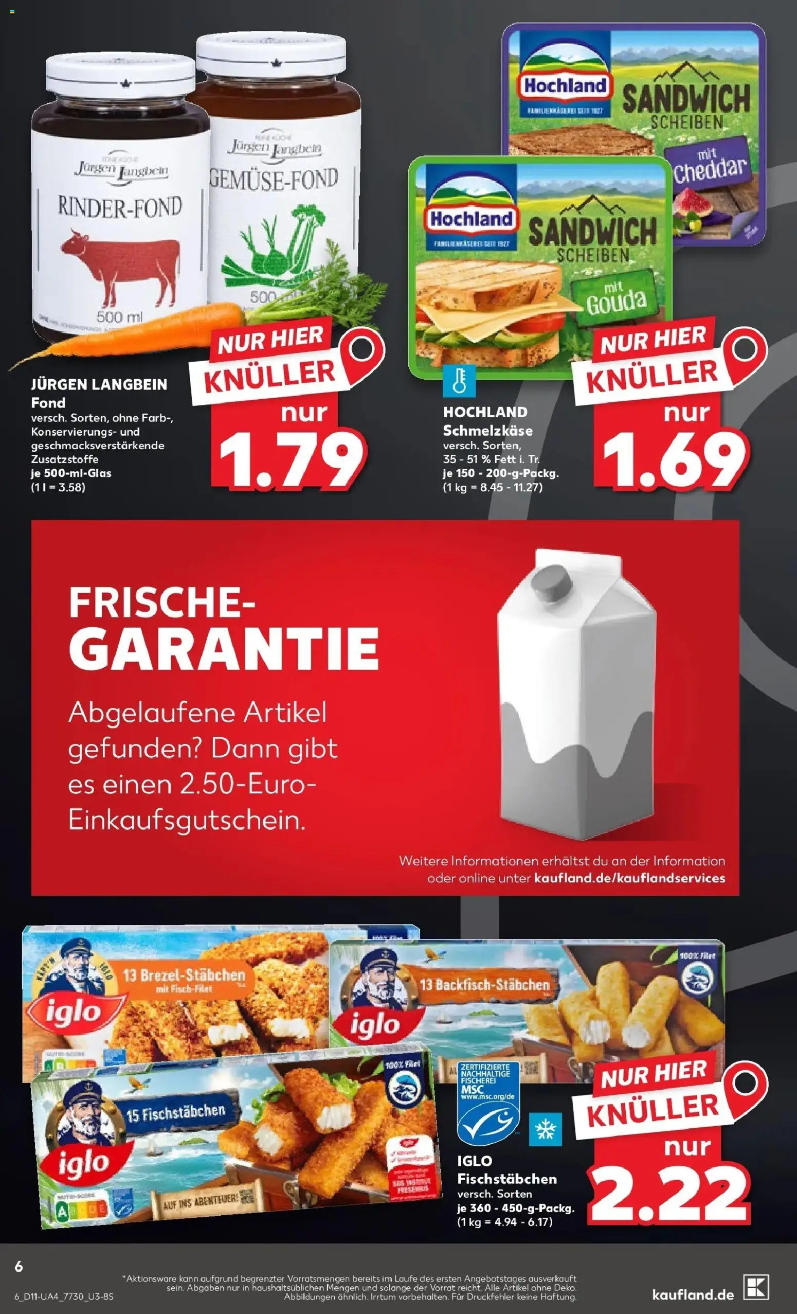 Kaufland Prospekt Bad Kissingen	 – gültig ab 09.03.2026 | Seite: 18 | Produkte: Gouda, Iglo, Fischstabchen