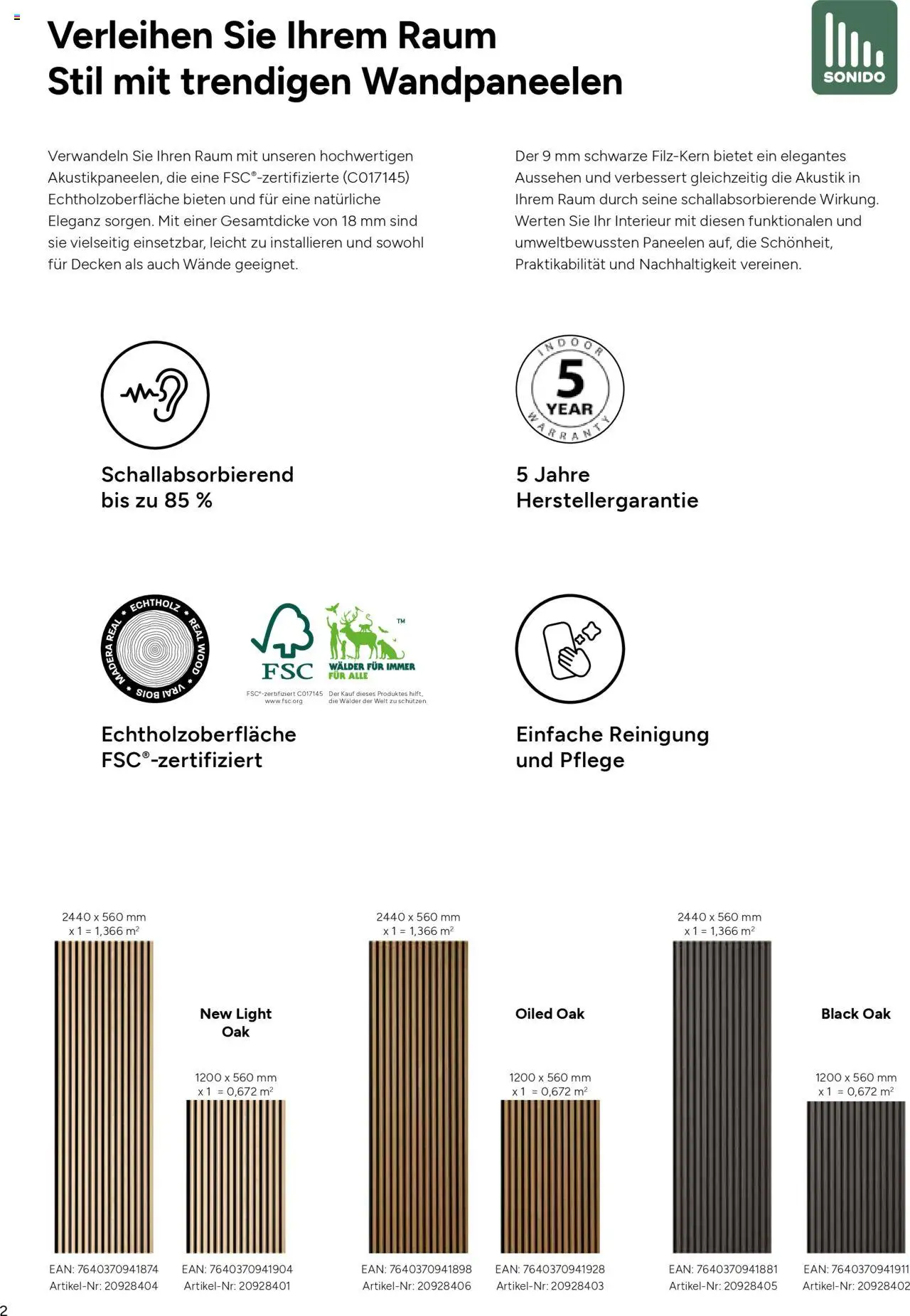 Hammer Zuhause Raumstyle Akustik – gültig ab 01.09.2025 | Seite: 2