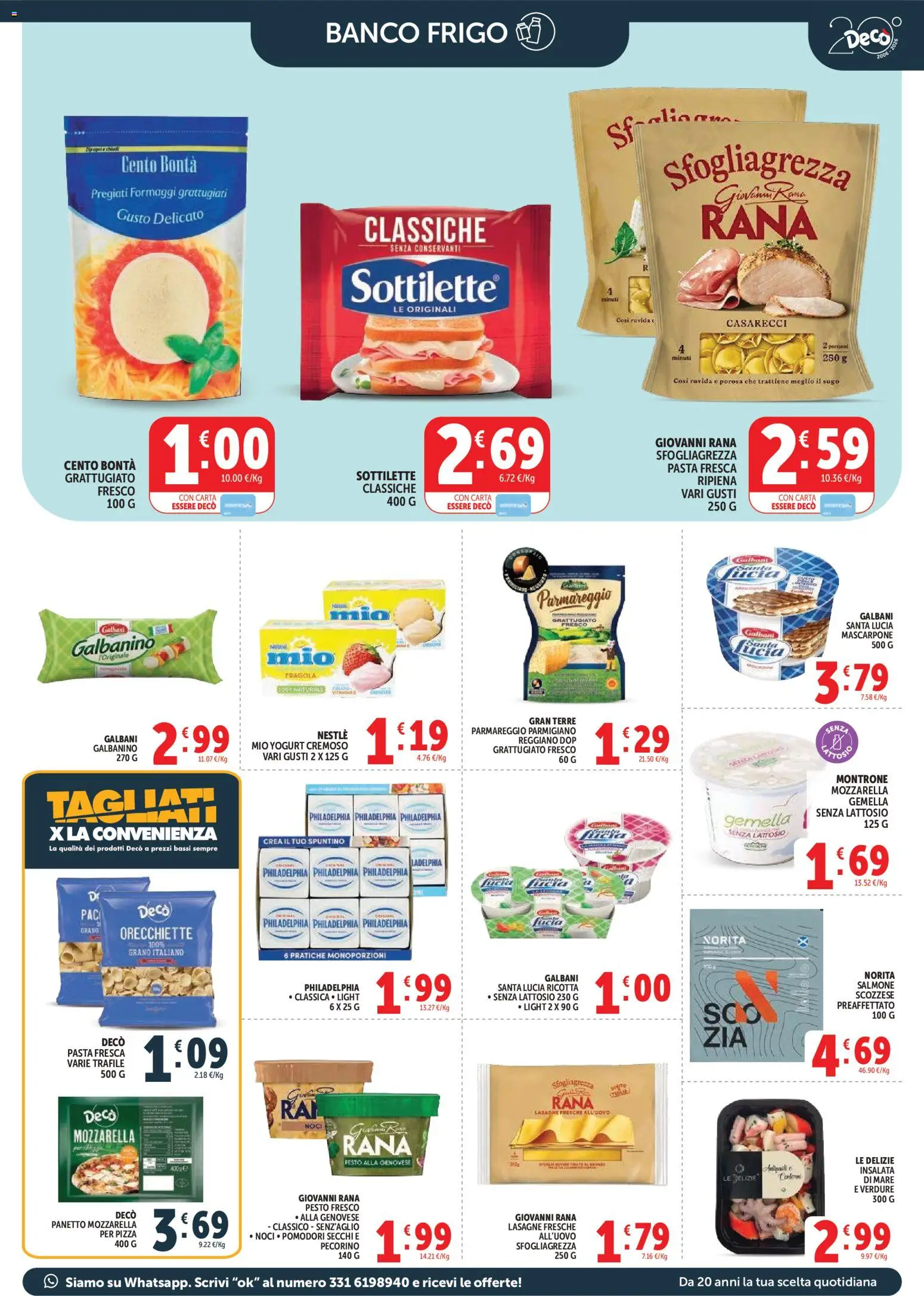 Volantino Decò del 27.03.2026 | Pagina: 13 | Prodotti: Pizza, Pomodori, Mascarpone, Parmigiano