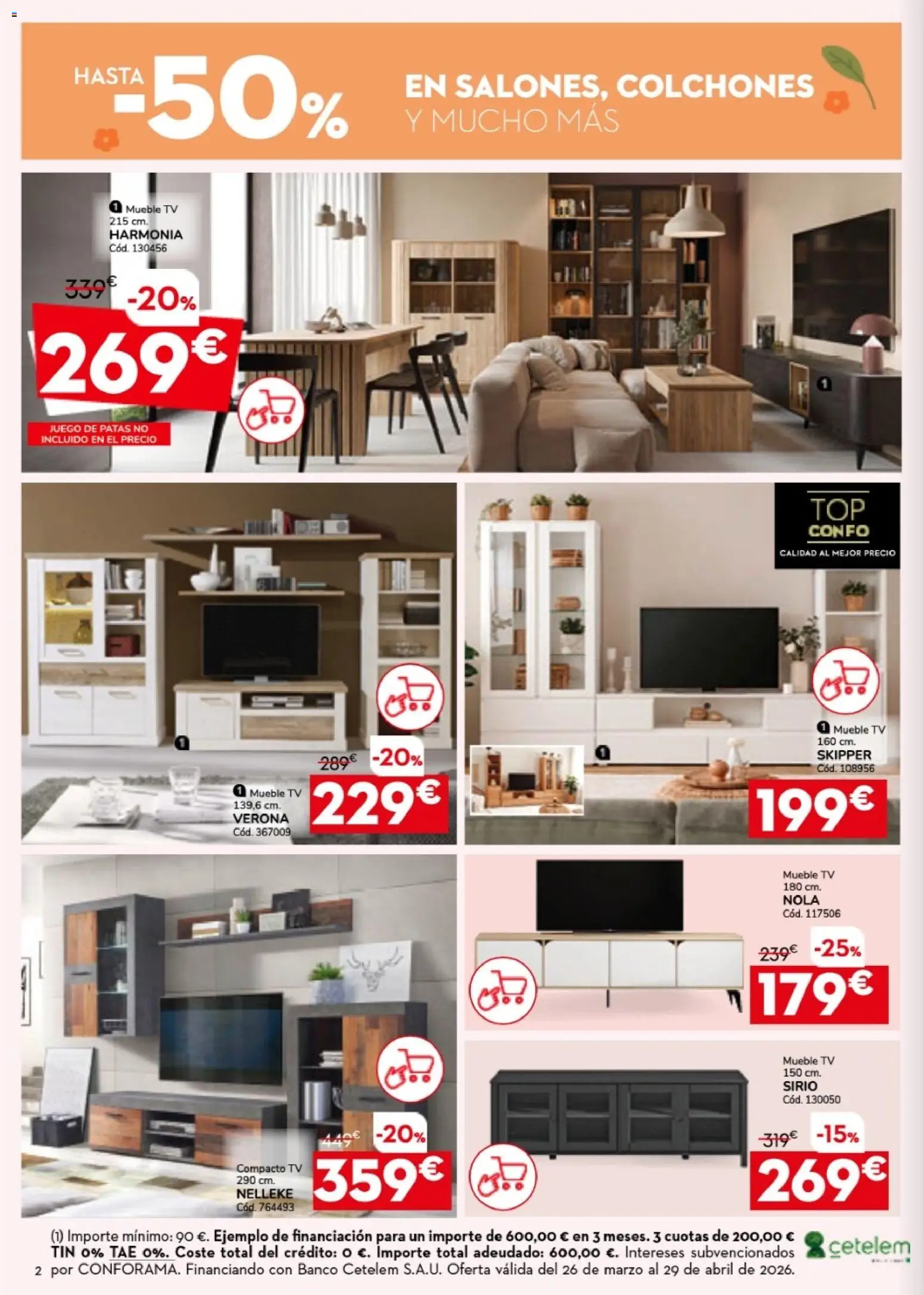 Conforama folleto │ válido desde el 26.03.2026 | Página: 2