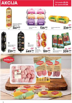 PerSu katalog  - pregled PerSu kataloga - važi od 25.03.2026 | Strana: 8 | Proizvode: Pileći file, Kulen, Kobasica