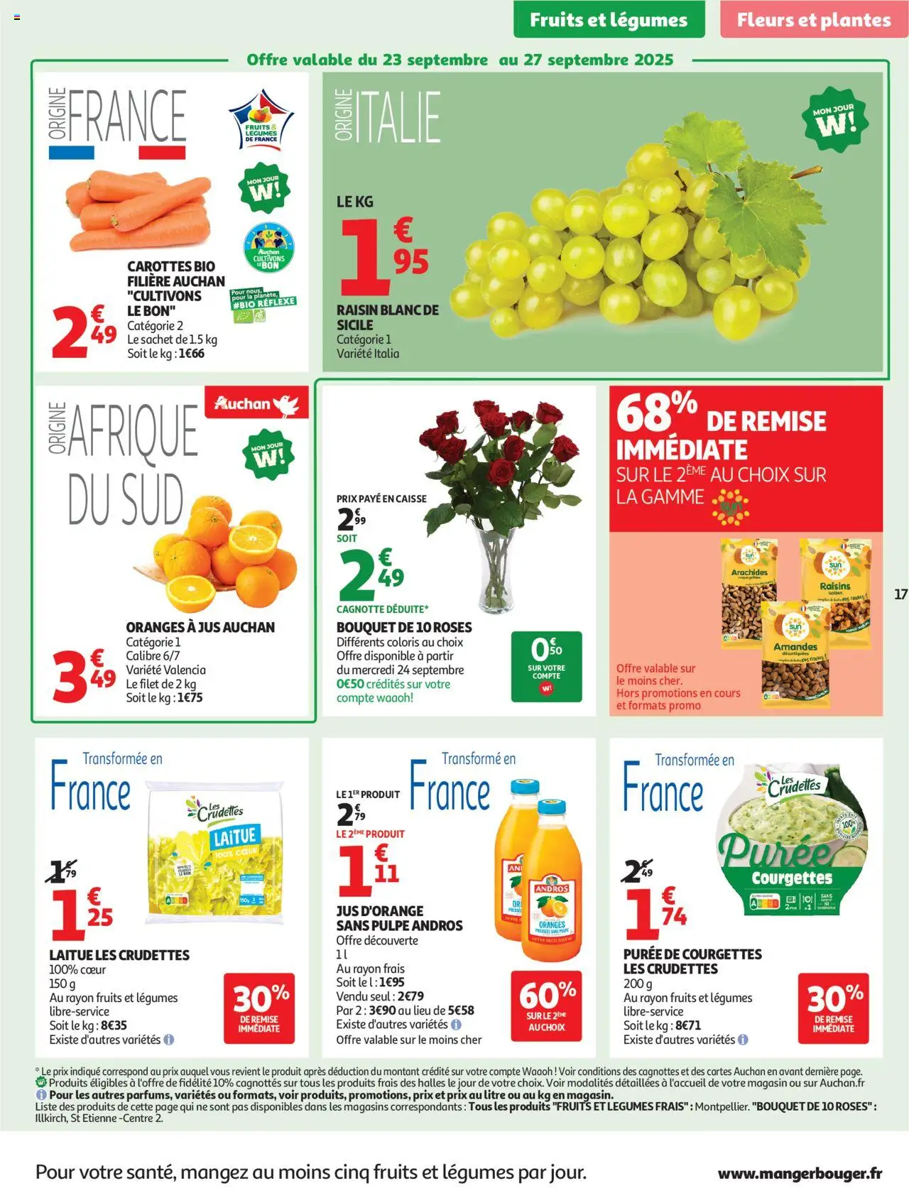  | Page: 17 | Produits: Raisin, Fleurs et plantes, Oranges, Amandes